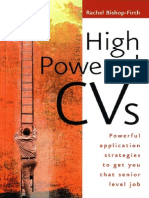 High Powered CV - Rachel Bishop-Firth