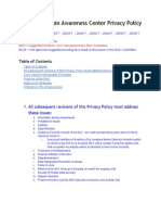 Oakland Domain Awareness Center Privacy Policy DRAFT - May22 2014