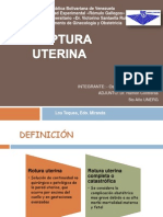 Seminario Rotura Uterina