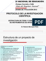 Estructura de Tesis y Construccion de Instrumentos de Investigacion