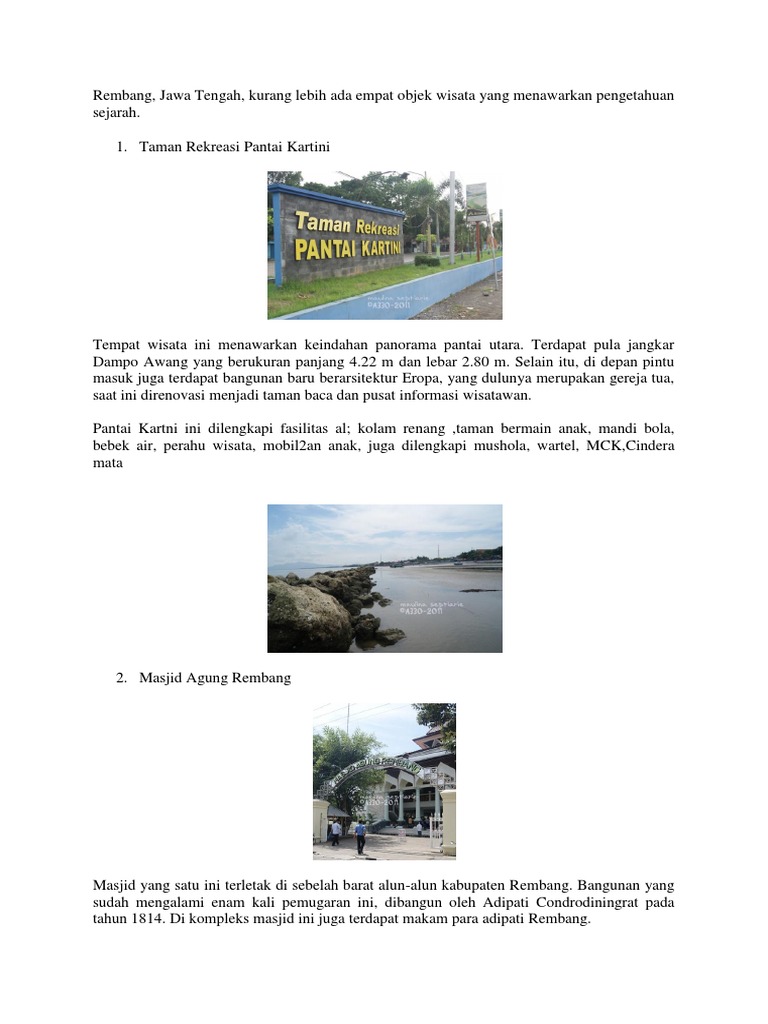 Wisata Rembang