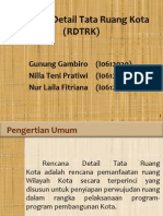 Rencana Detail Tata Ruang Kota (RDTRK)