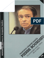 Vazquez Garcia F Pierre Bourdieu La Sociologia Como Critica de La Razon Ed Montesinos 2002