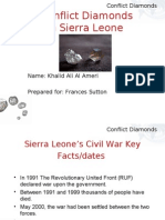 Conflict Diamonds in Sierra Leone