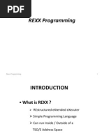 Rexx Programing