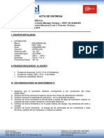 Acta de Netrega - Eq.vent - Nestle Perú - Sede - Chiclayo - 2014 PDF