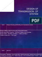 Design of Trandmission System