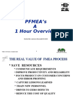 Pfmea Overview