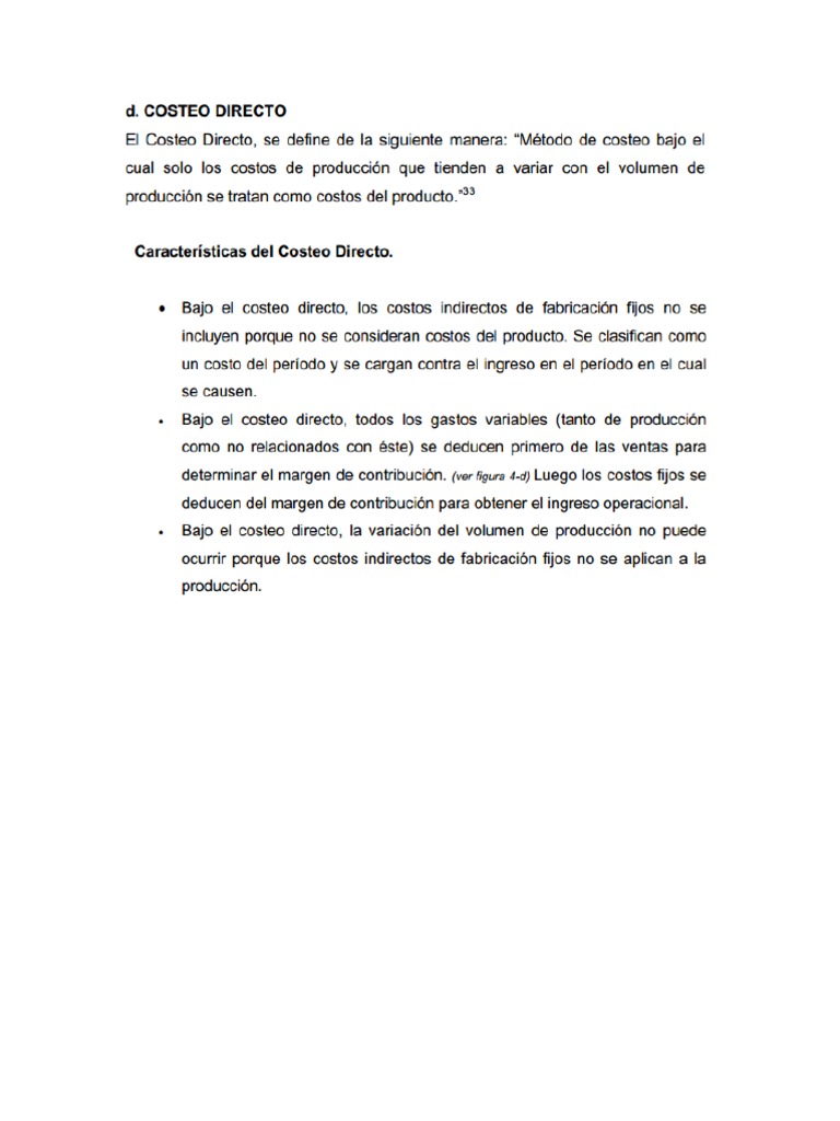 Costeo Absorbente y Directo | PDF | Costo | Business