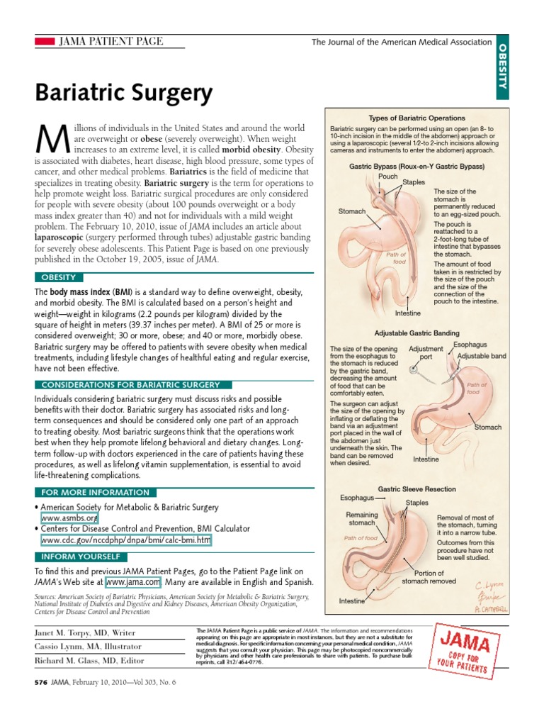 Bariatric Surgery Copia para Pacientes | PDF | Bariatric Surgery | Obesity
