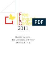 Free Linguistics Conference 2011 - Program