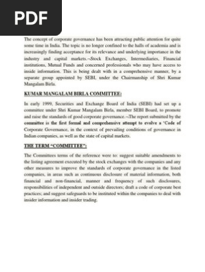 Corporate Governance