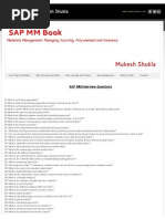 IQ&a - SAP MM Book by Mukesh Shukla