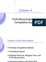Microeconomics Lecture - Profit Maximization and Competitive Supply