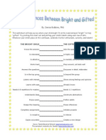 Assess Your Child's Giftedness with This Easy Chart