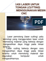 Aplikasi Laser Co2 Untuk Pemotongan (Cutting)