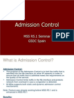 Admission Control Introduction