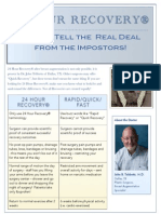 24 Hour Recovery®: How To Tell The Real Deal From The Impostors!