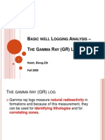 Basic Well Logging Analysis -3 (GR Log)