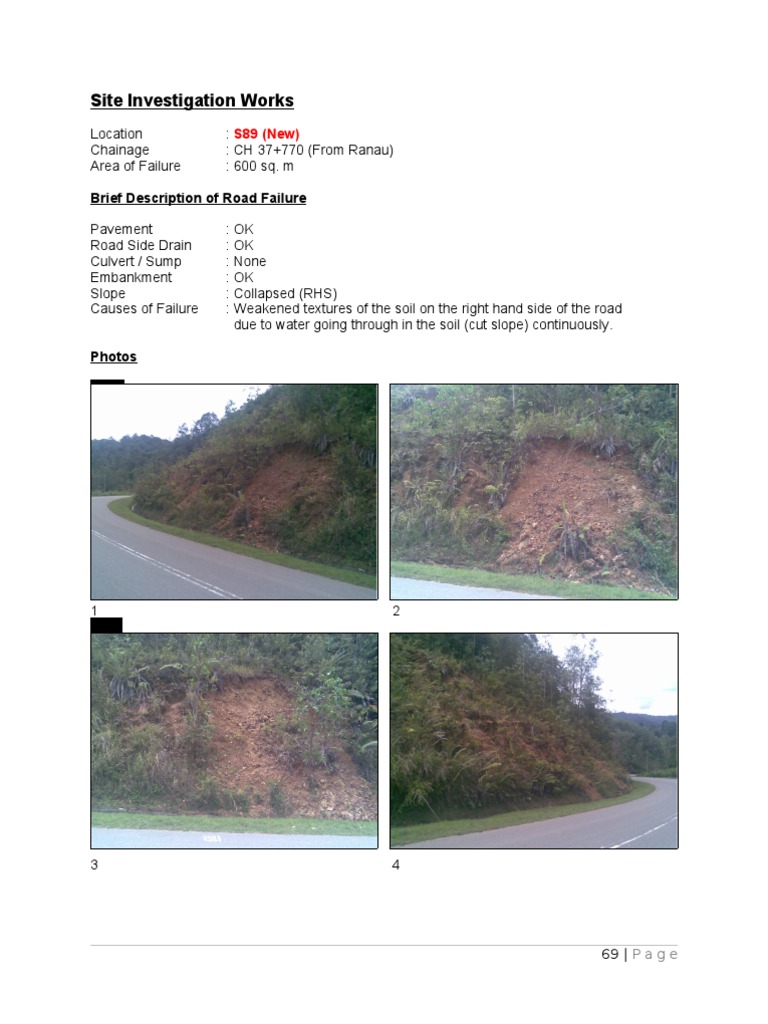 Site Investigation Works 5 (Add) | PDF | Earth Sciences | Nature
