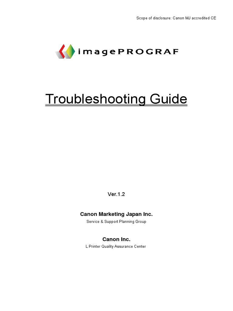 ... Canon imagePROGRAF iPF-500 Service Manual-4. Ipf Troubleshooting Guide  | Variable (Computer Science) | String (Computer Science)