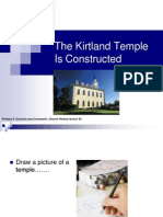 The Kirtland Temple Is Constructed