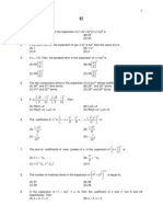 Binomial Theorem