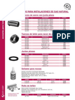 09 01 Accesorios para Instalaciones de Gas Natural