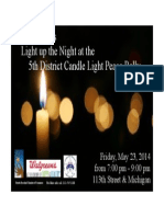 Candle Light Peace Rally #putthegunsdown