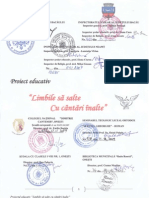 Limbile Sa Salte Cu Cantari Inalte - Proiect Educational