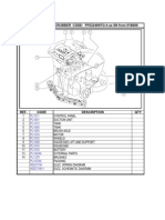 Control Panel Parts List for Automatic Scrubber