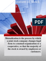 Demutualization of Stock Exchanges