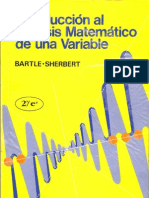 Introduccion Al Analisis Matematico de Una Variable