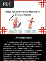 Kertas Kerja Permainan Tradisional