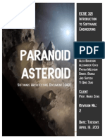 ECSE 321 - Paranoid Asteroid - Software Architecture Document