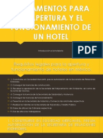 Reglamentos para La Apertura y El Funcionamiento de Hoteles en Mexico