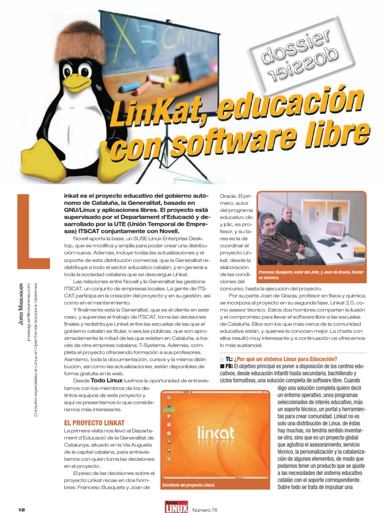 Todo Linux LINKAT | PDF | Distribución de Linux | Foro de Internet