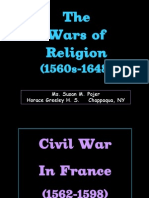 The Wars of Religion: Ms. Susan M. Pojer Horace Greeley H. S. Chappaqua, NY