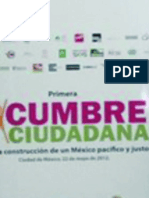 Relatoria Cumbre Ciudadana