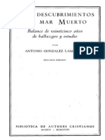 Los Descubrimientos Del Mar Muerto - Antonio Gonzalez Lamadrid