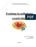 Training La Psihologia Creativității