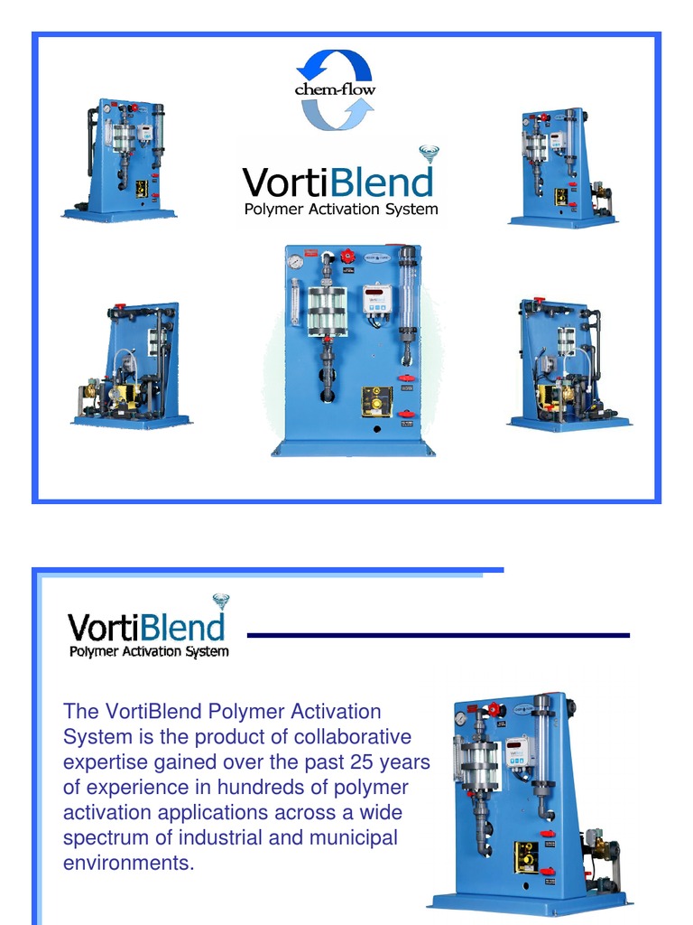VortiBlend - Polymer Activation System Powerpoint | PDF | Pump | Valve