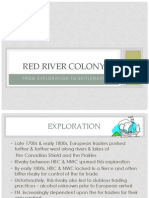 Red River Colony Brief Intro