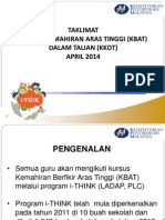 Taklimat Kepada Sekolah Rintis KiDT 2014 Edited