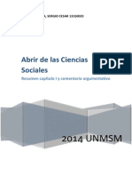 Abrir de Las Ciencias Sociales.resumen y Comentario Argumentativo.