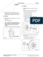 Disc Removal and Installation