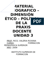 Material Bibliográfico - Unidad 3 - Dimensión ético política de la praxis docente