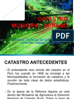 Catastro Municipal Urbano - Planeamiento - Final