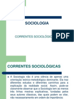 Correntes Sociologicas