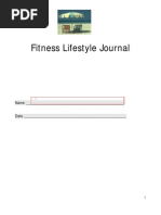 Fitness Lifestyle Journal